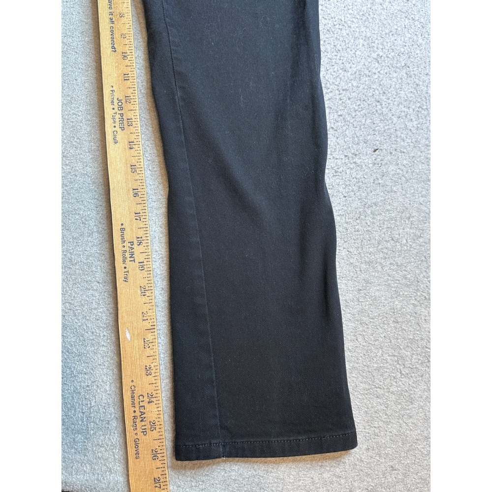 Gloria Vanderbilt Amanda Tapered Jeans Womens 8P Black Denim Stretch High Rise - Picture 12 of 13